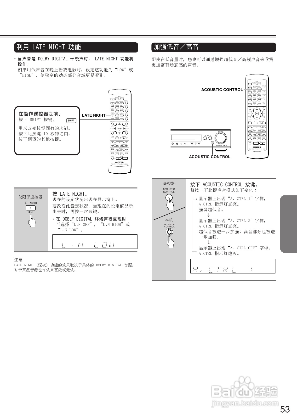 安桥DVD接收机DR-L50型使用说明书:[3]