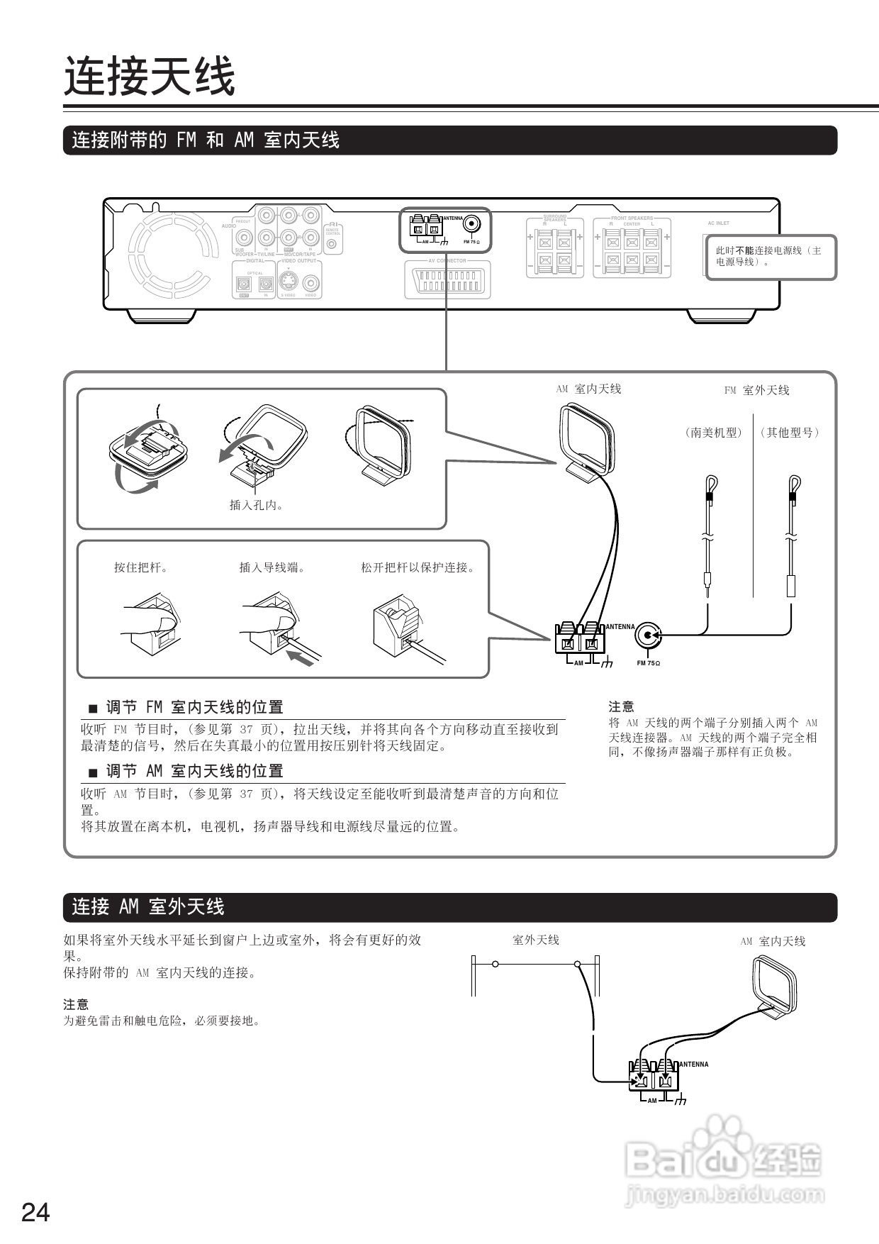 安桥DVD接收机DR-L50型使用说明书:[2]