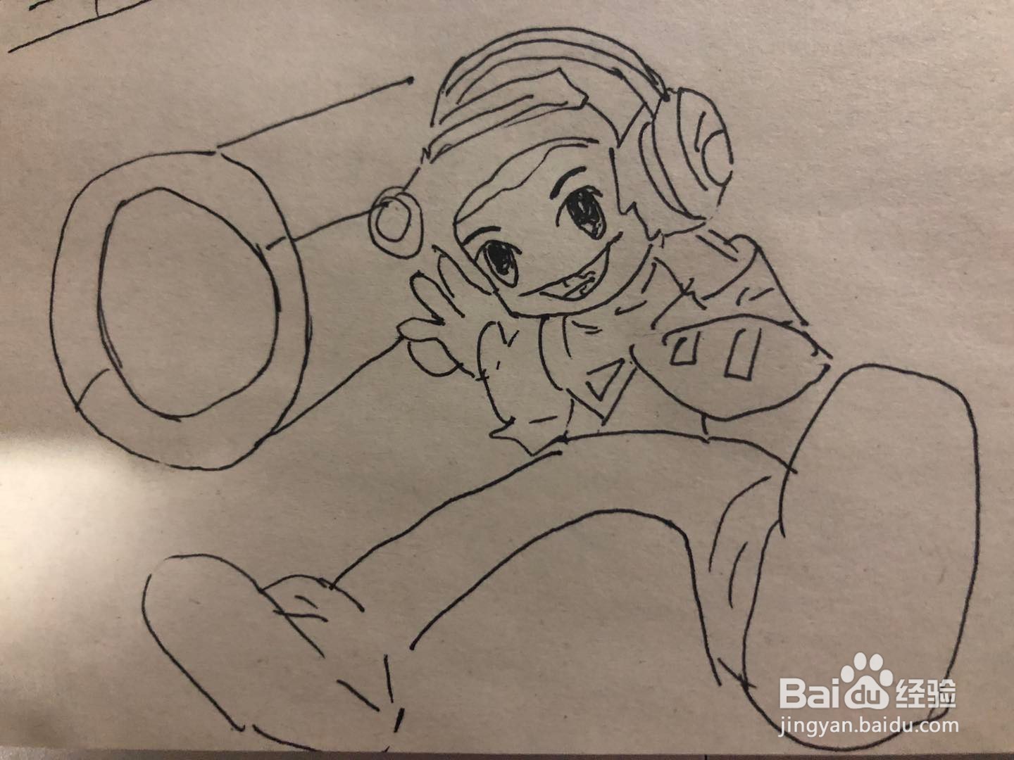 鲁班七号简笔画
