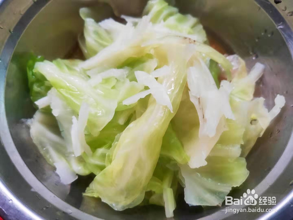 香油包菜---便秘小菜谱