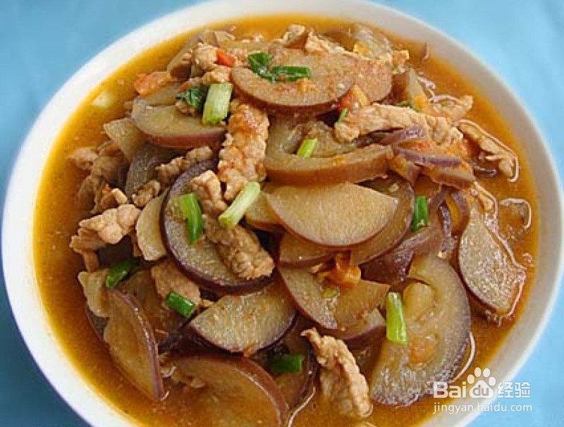 肉炒茄子的家常做法