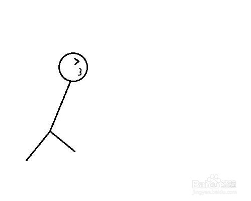 火柴人亲亲简笔画