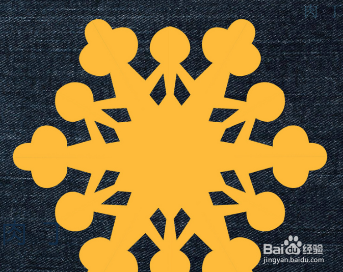 手工六瓣雪花剪纸