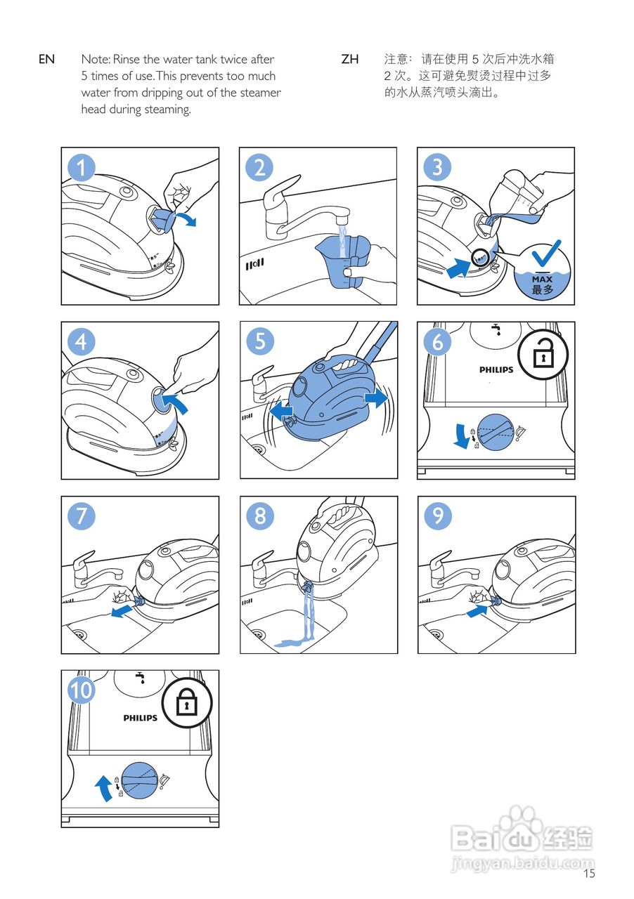 PHILIPS GC550挂烫机用户手册