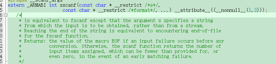 sscanf()函数使用技巧