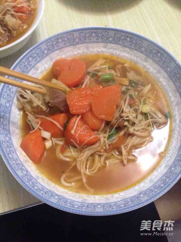 番茄牛腩乌冬面