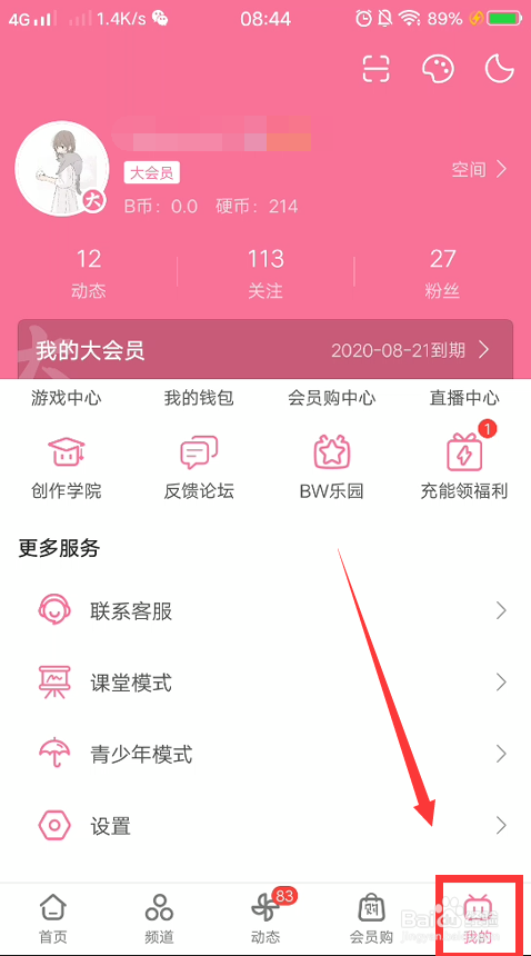 哔哩哔哩怎么开启动态图片水印？