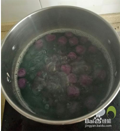 紫薯煮完水怎么变绿了