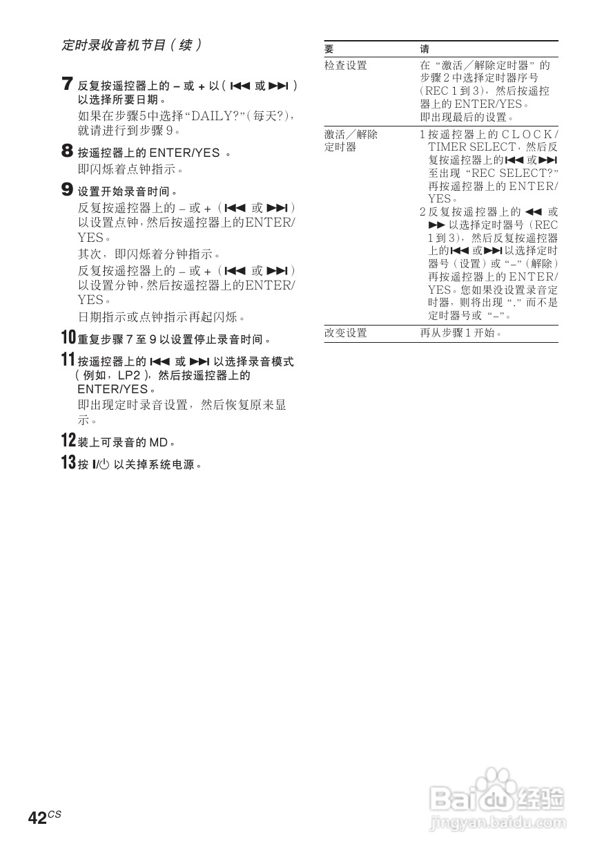 索尼CMT-C5迷你组合音响使用说明书:[3]