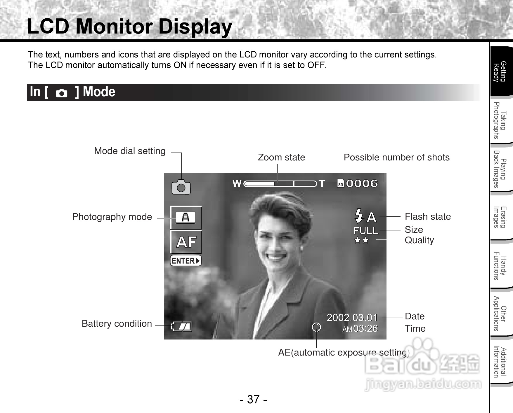 东芝PDR-3300数码相机使用说明书:[4]
