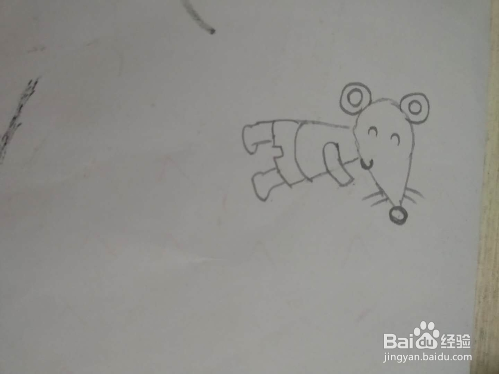 怎么画一只小老鼠