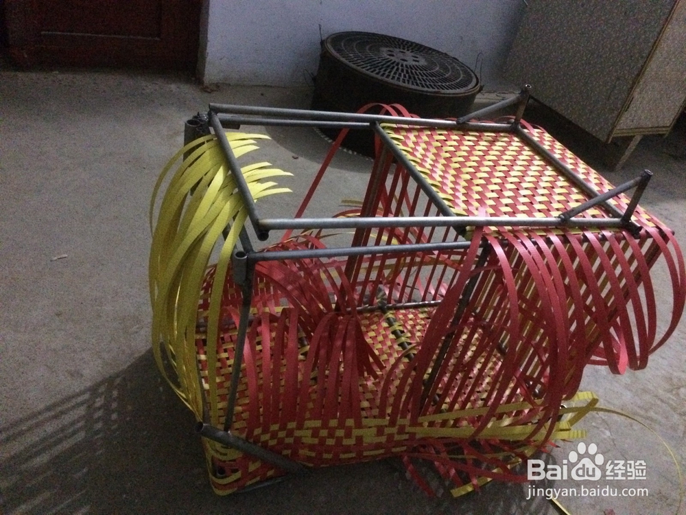 翟福会手工编制钓箱的方法