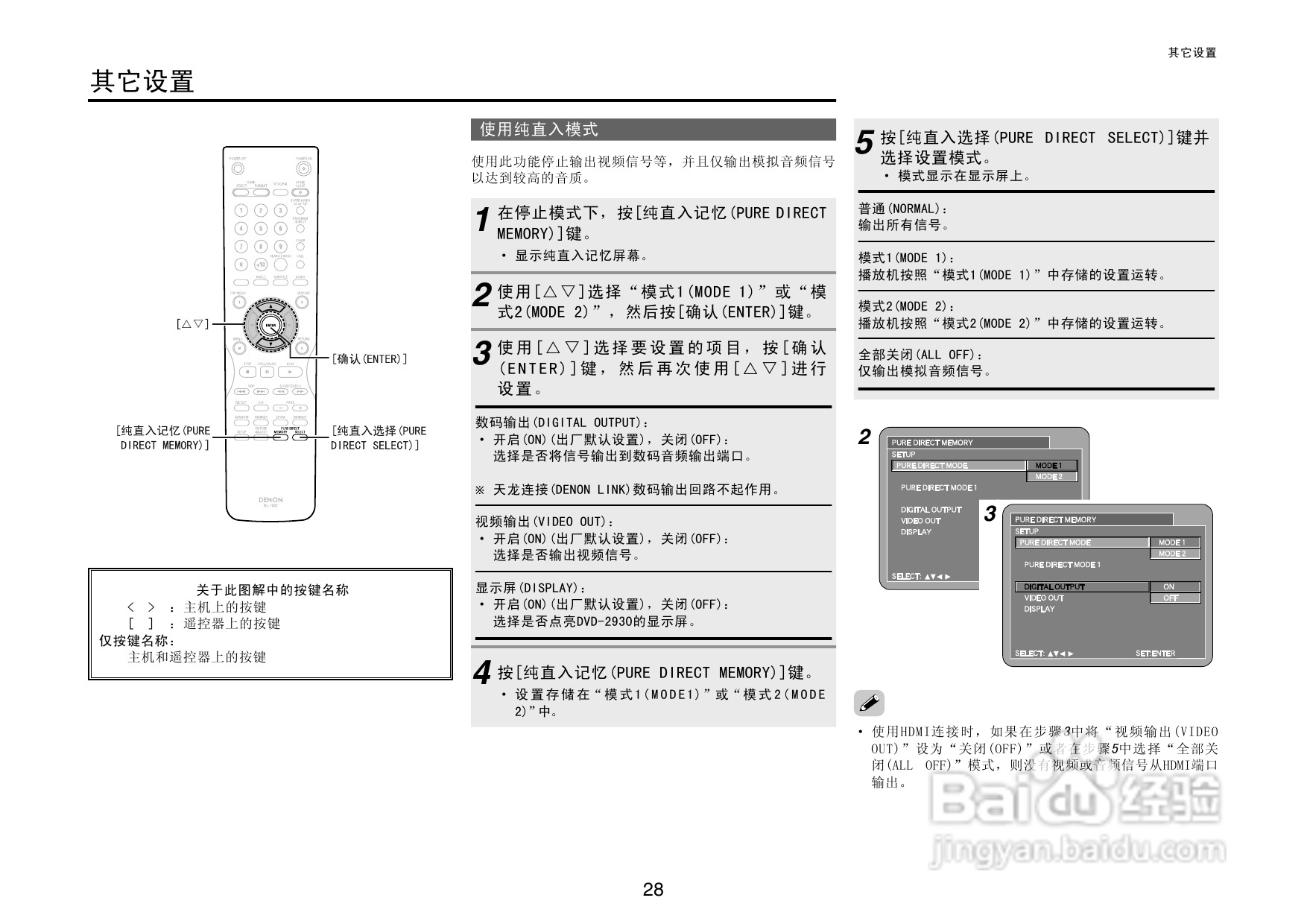 DENON播放机DVD-2930操作说明书:[2]