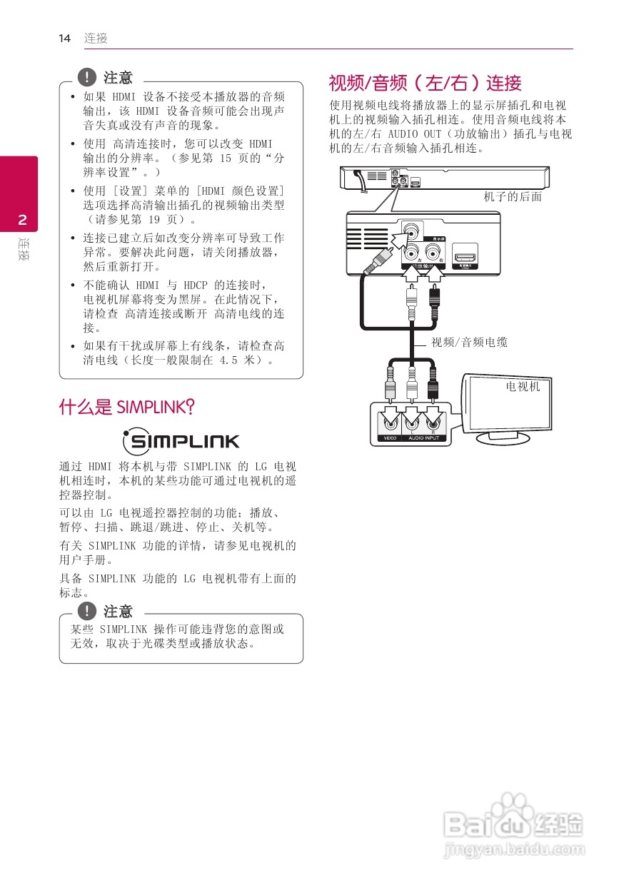 LG BD620蓝光播放器使用说明书:[1]