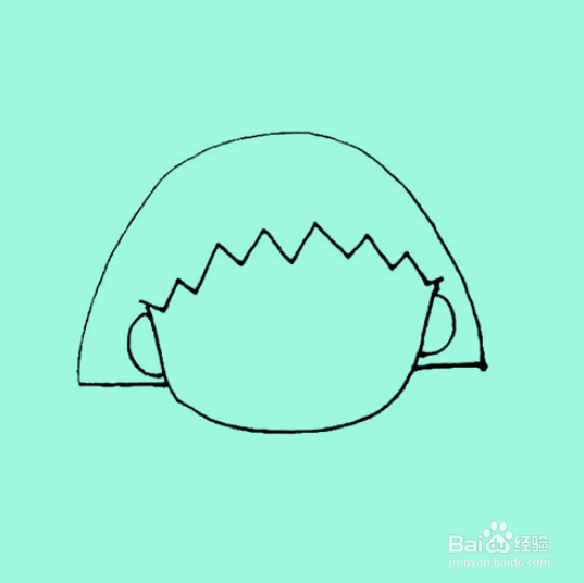 如何手工画樱桃小丸子简笔画