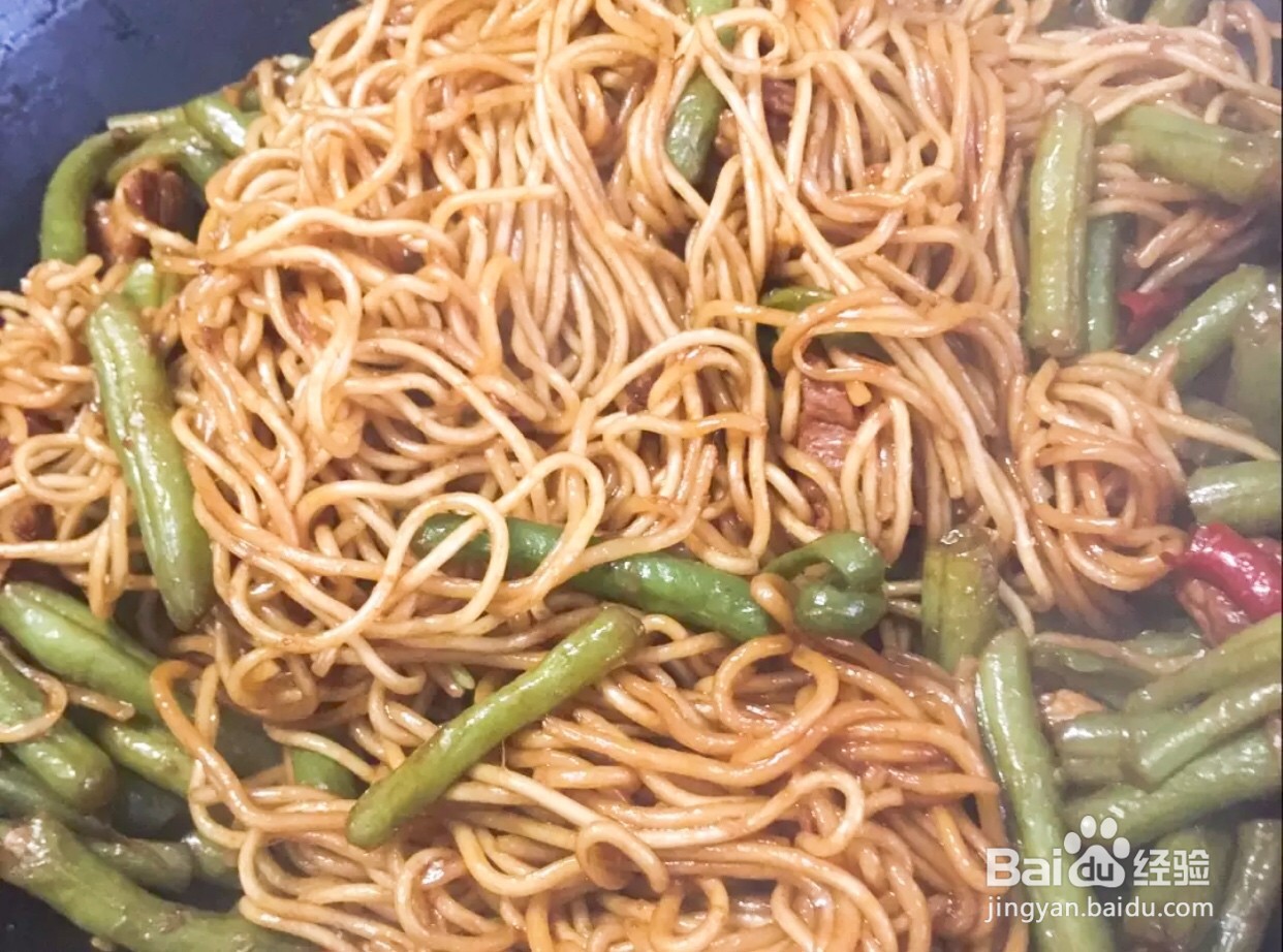 河南美食之豆角焖面