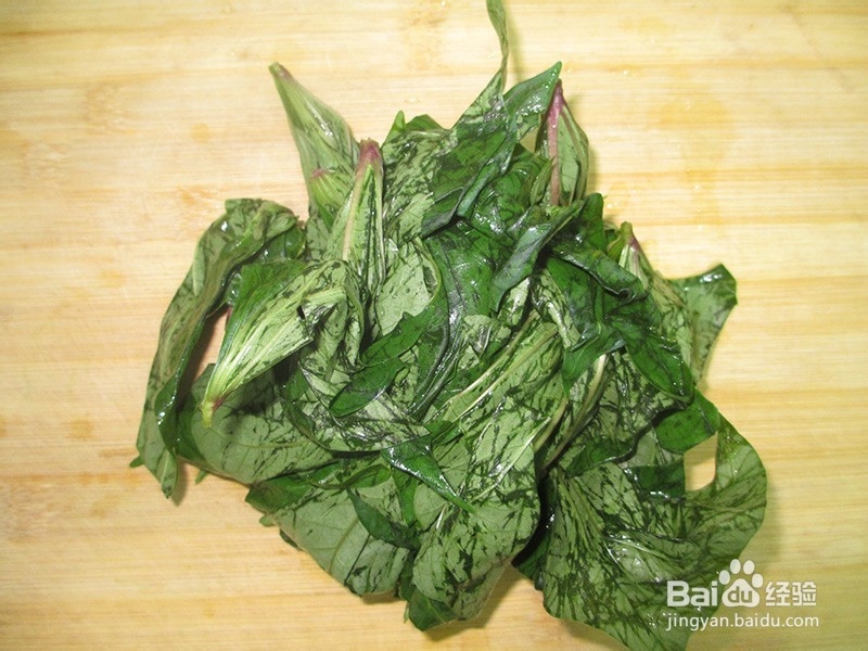 红薯叶发面馒头