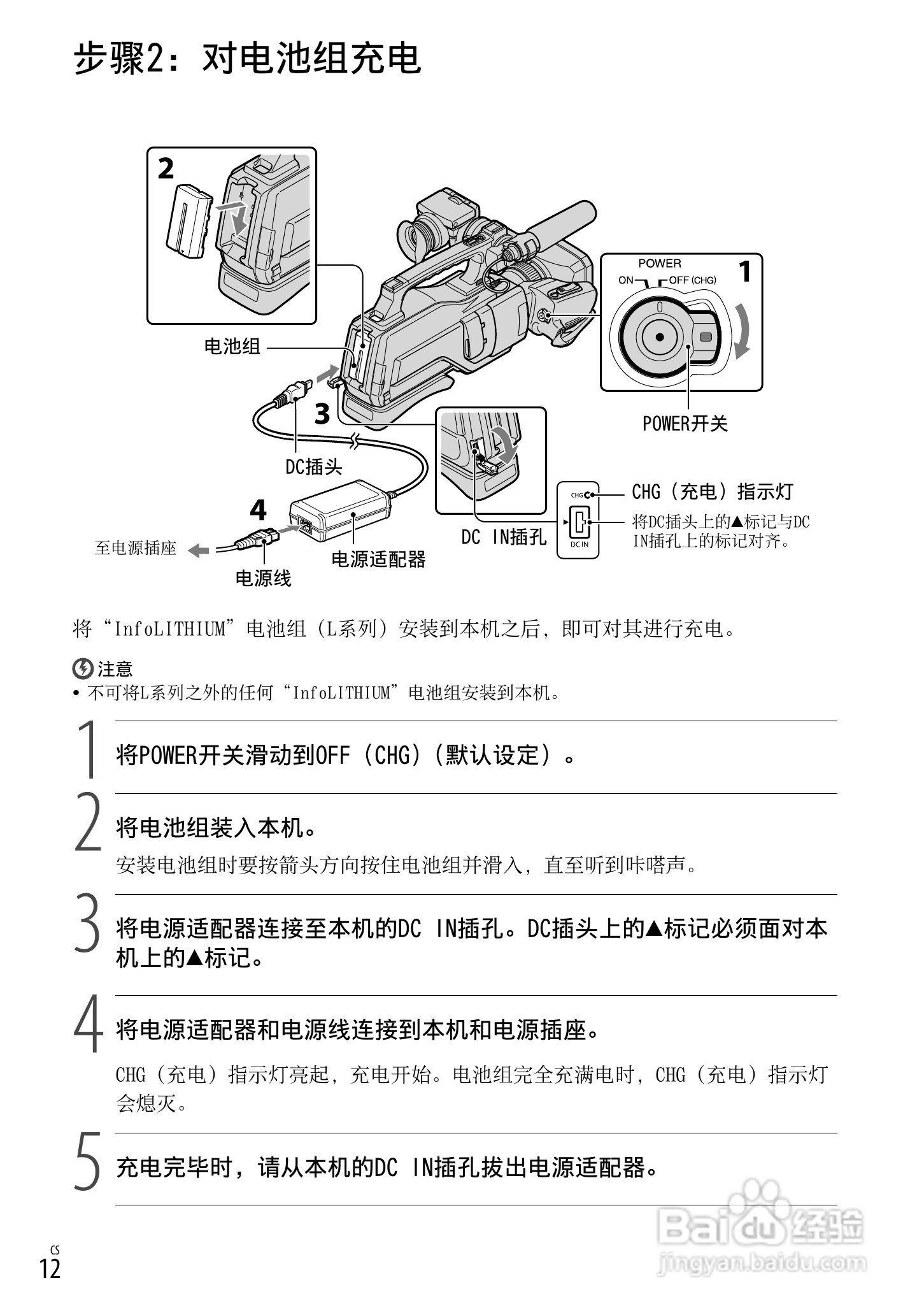 HXR-MC1500C肩扛式高清摄录一体机操作手册:[2]