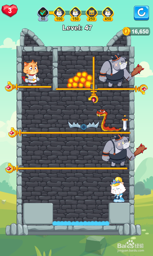 Hero Mission 2的Level 47怎样过关？