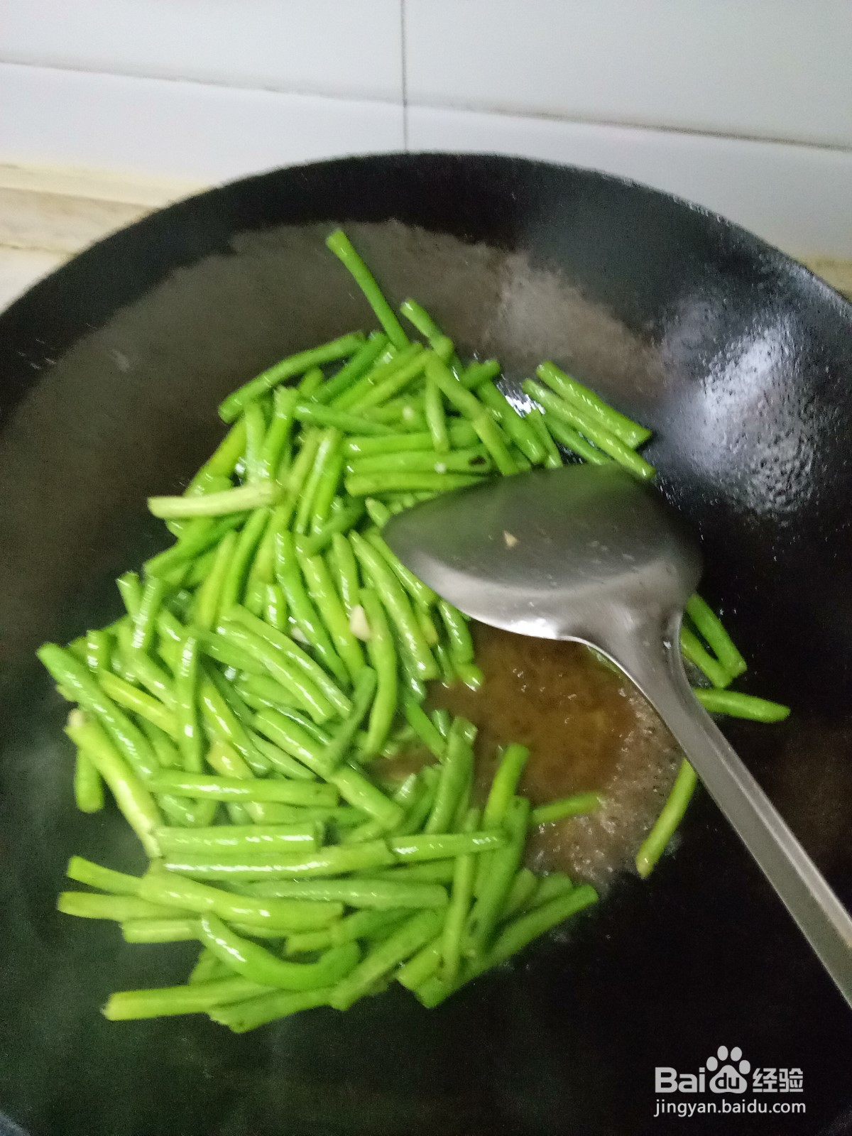 家常韭菜炒豆角