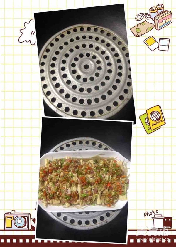 肉末腐竹粉丝蒸