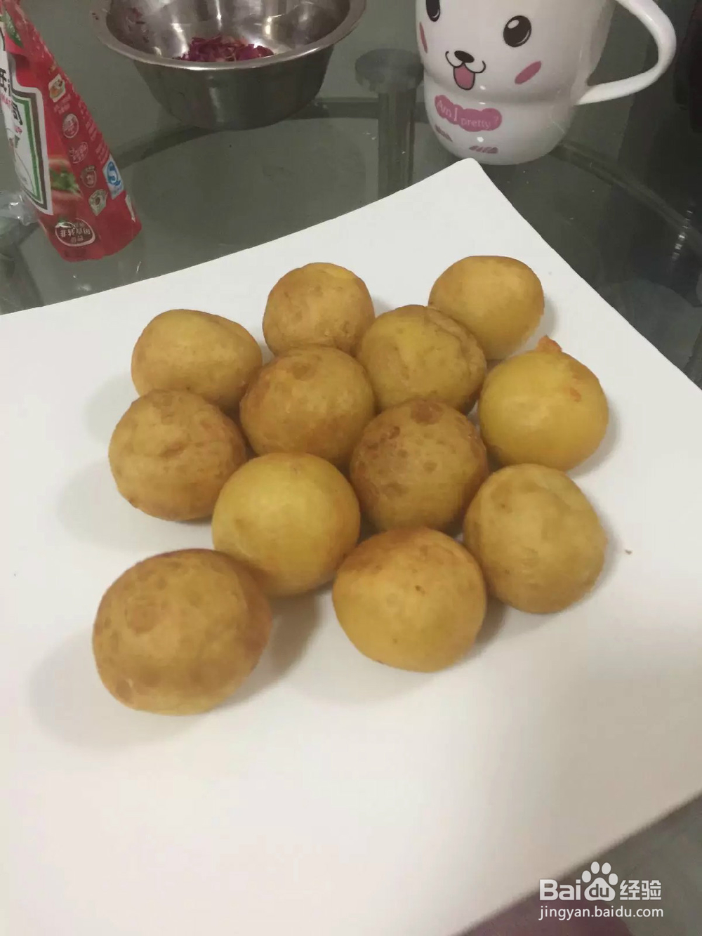 爆浆芝心番薯丸