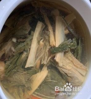 菜干煲汤广东做法