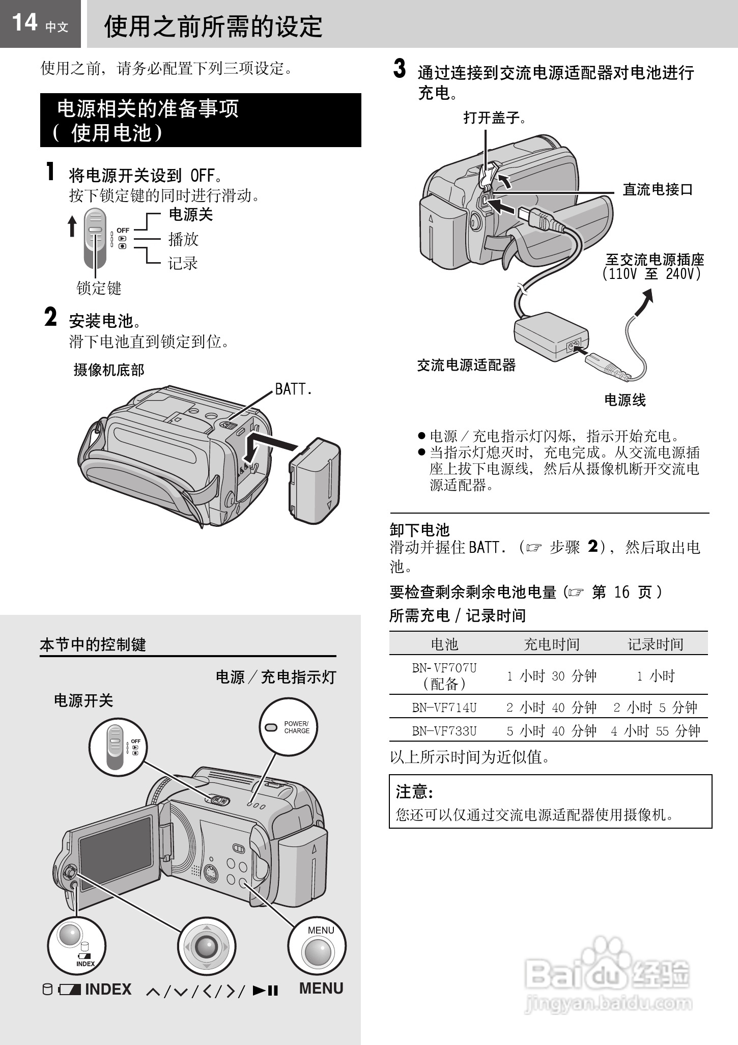 JVC GZ-MG67AC硬盘摄像机使用说明书:[2]