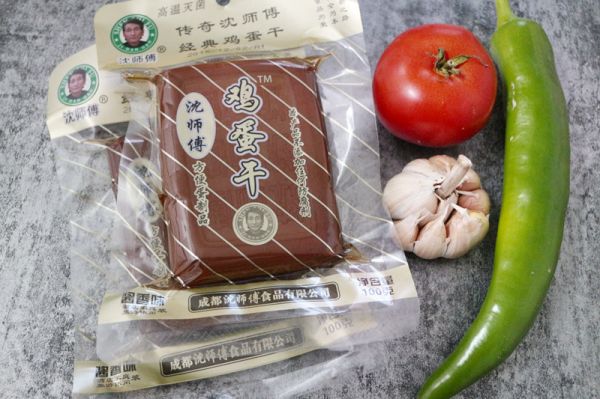 青椒番茄炒蛋干