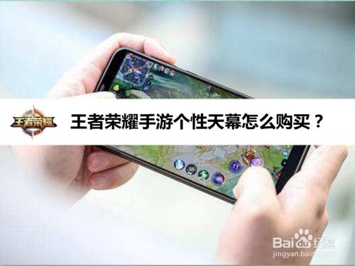 王者荣耀手游个性天幕怎么购买