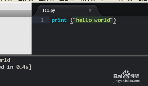 sublime text运行python