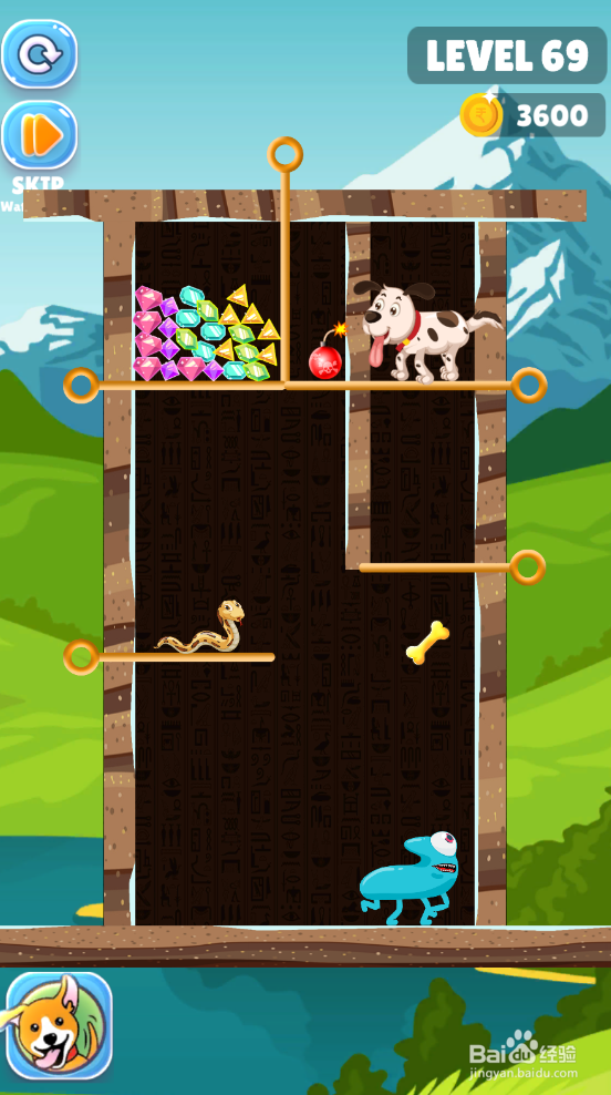 Save The Puppy的LEVEL 69怎样通过？