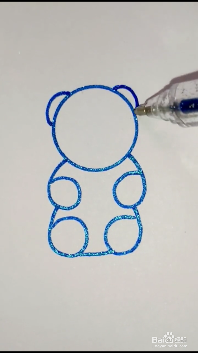 熊的简笔画如何画