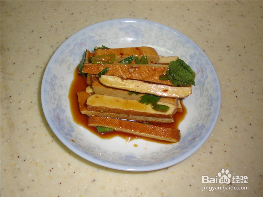 凉菜：凉拌豆干