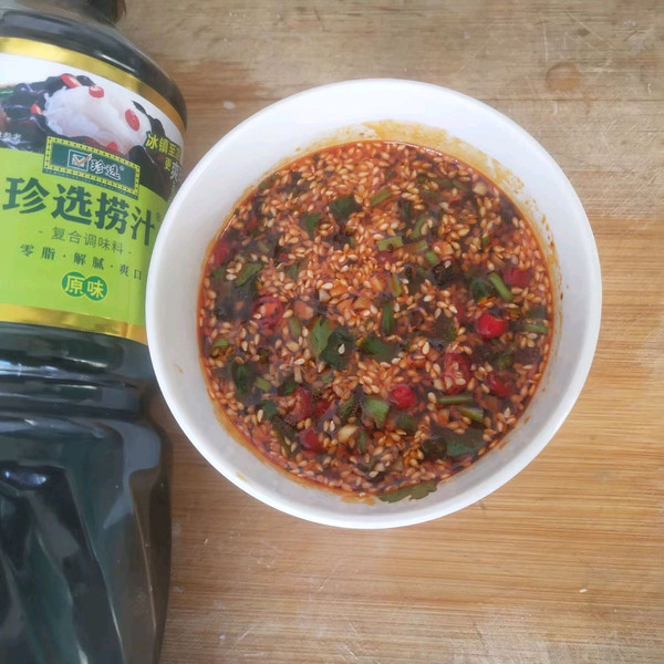 低脂低卡酸辣捞汁金针菇