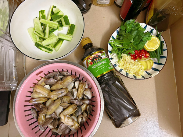 凉拌青瓜小海鲜