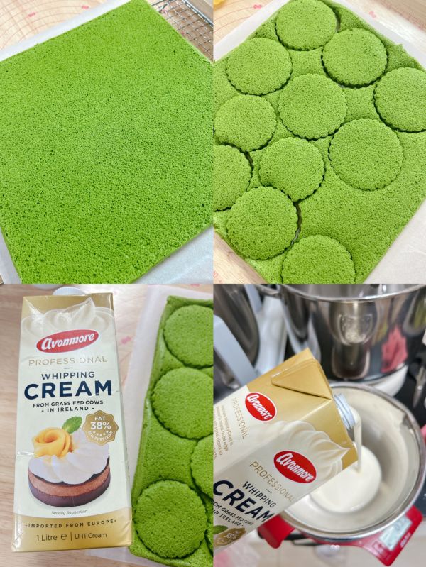 春天花花杯子蛋糕草饲淡奶油轻松裱花