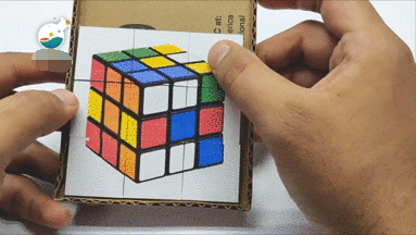 DIY一个纸质版“华容道”，孩子爱玩又有趣