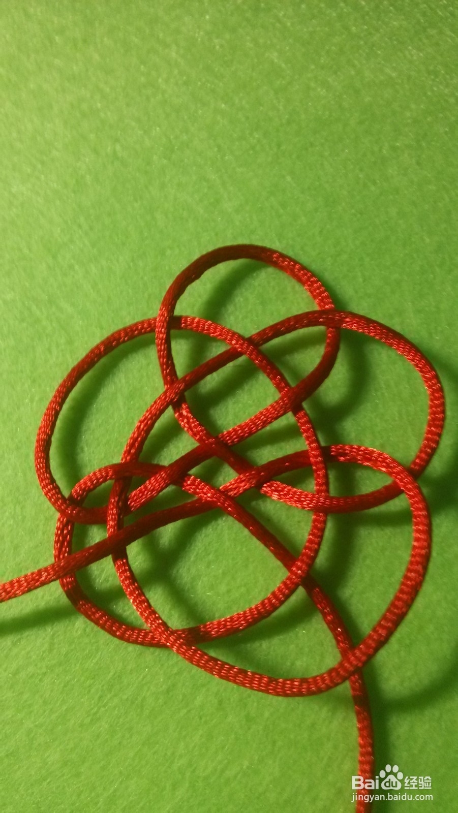 如何制作酢浆草结及梅花结