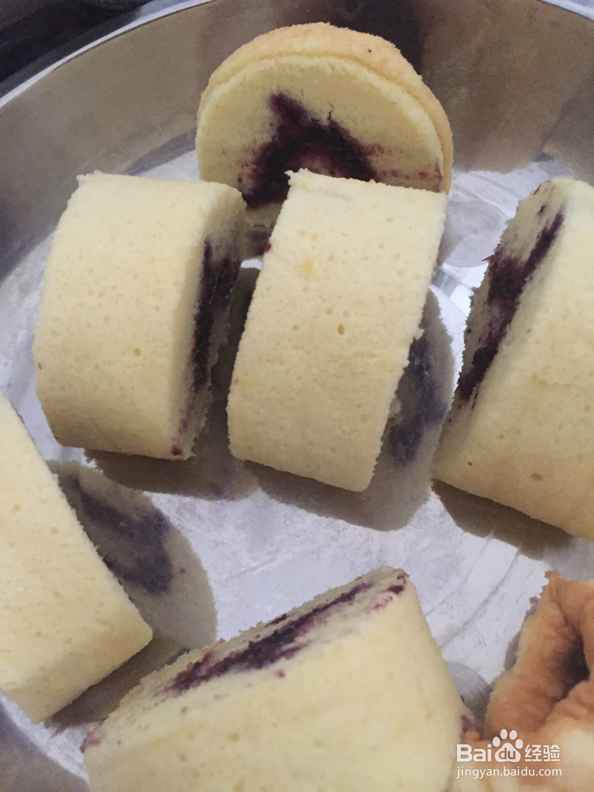 桑葚果酱蛋糕卷的做法