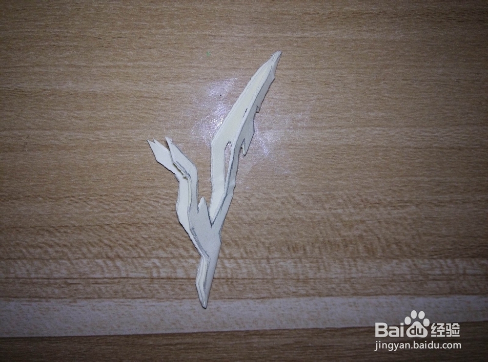 雪花剪纸图解---棱角雪花