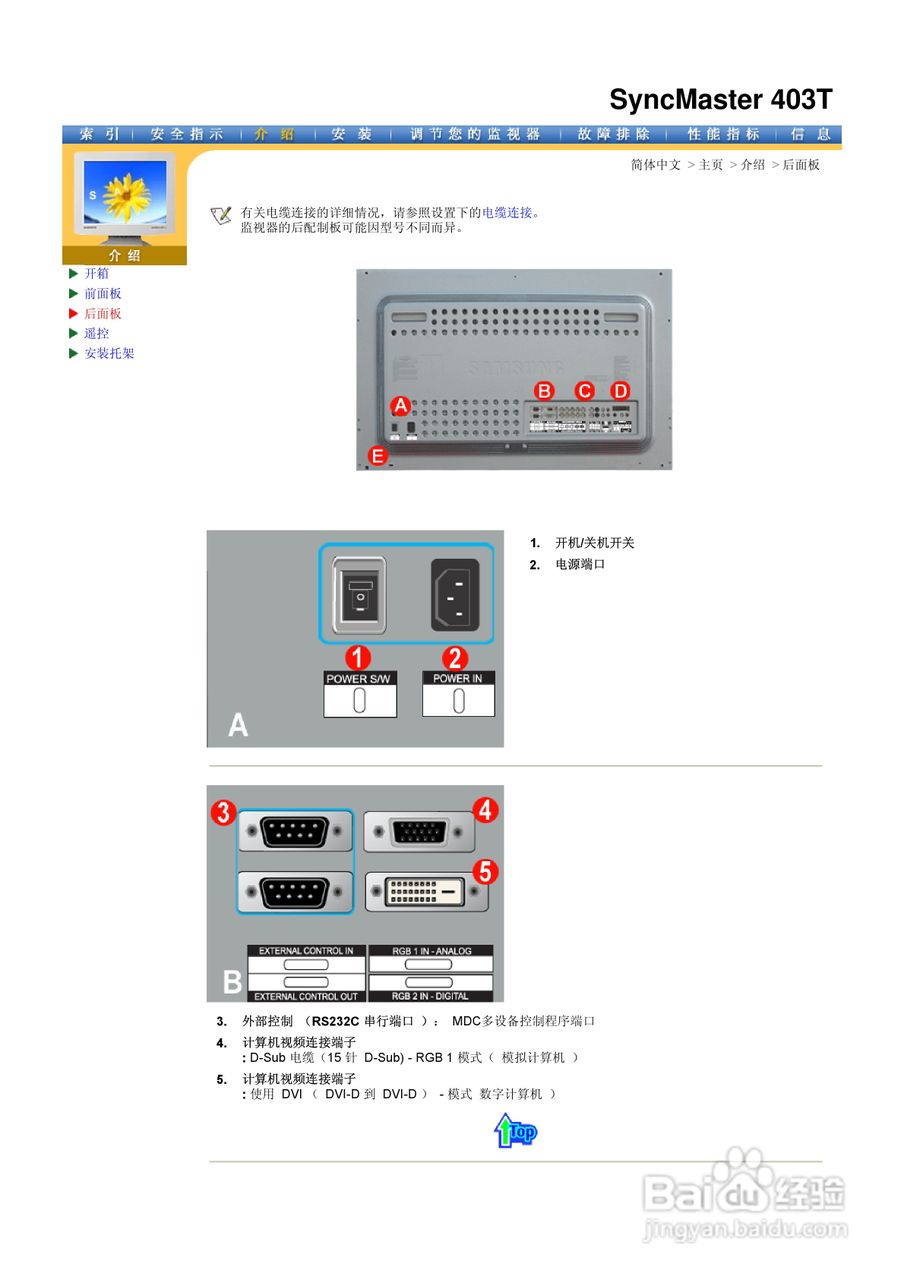 三星403T液晶显示器使用说明书:[2]