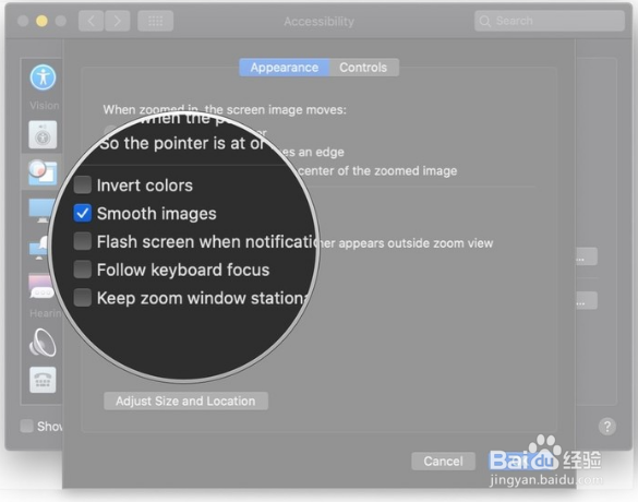 Mac如何管理缩放外观