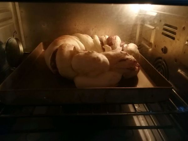 圣诞花环面包#优思明恋恋冬日,我要稳稳的爱#