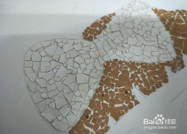 蛋壳粘贴画diy教程