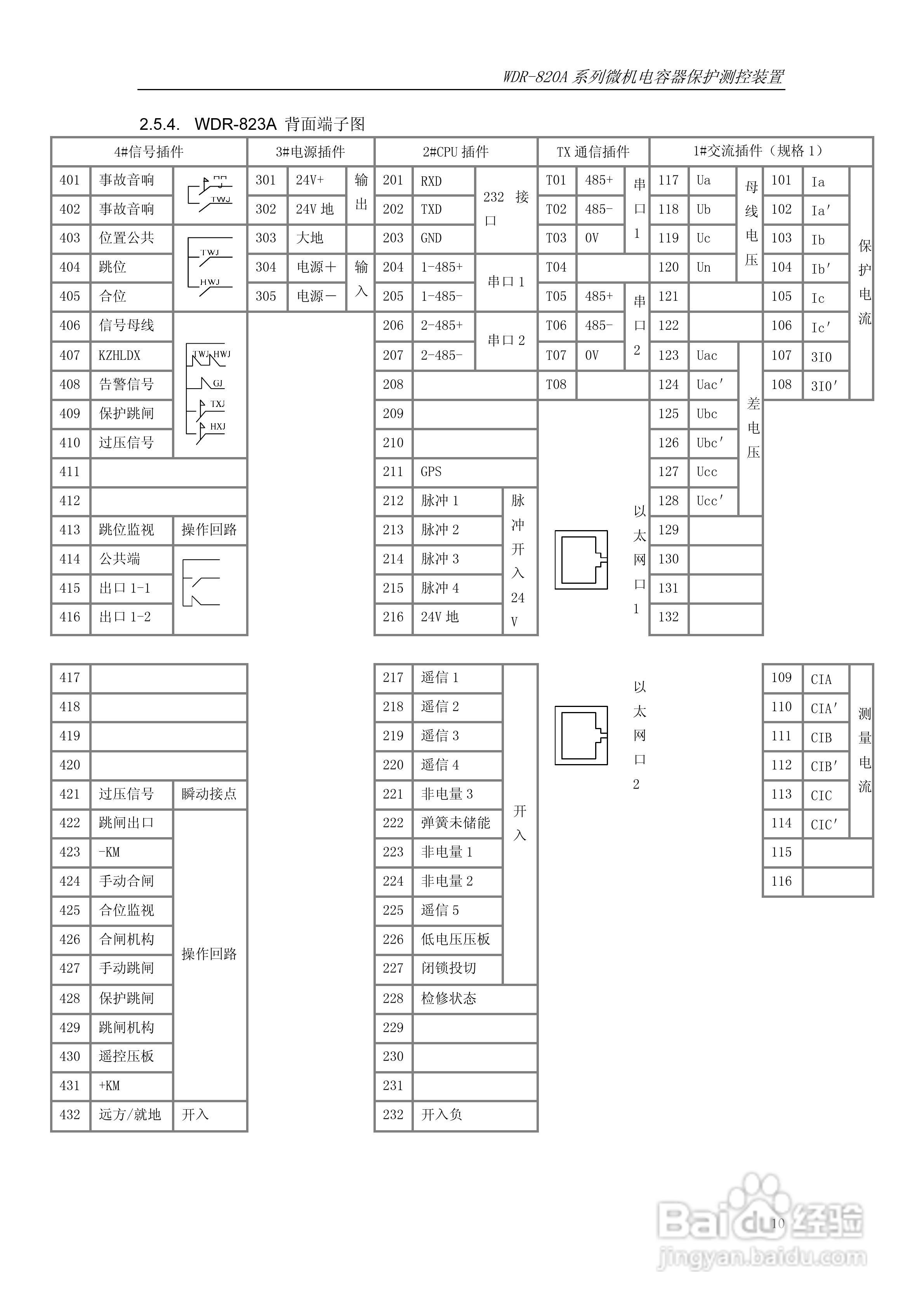 WDR-820A微机电容器保护测控装置技术及使用说明书:[2]