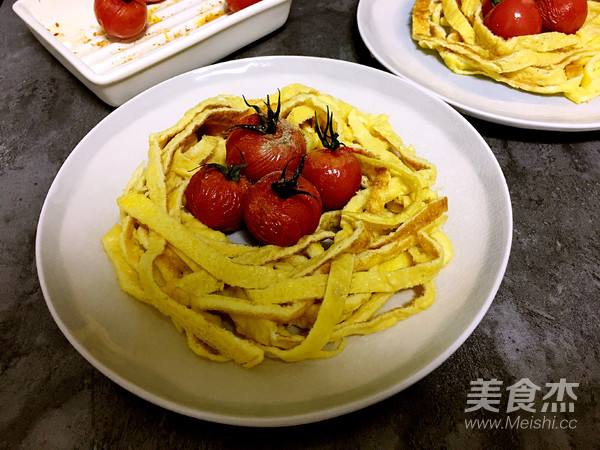 蛋皮小番茄的做法