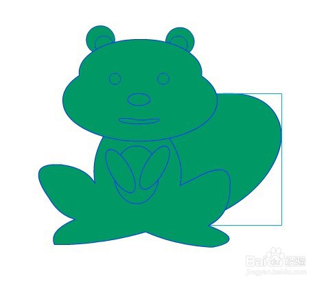 flash如何绘制一只卡通河狸