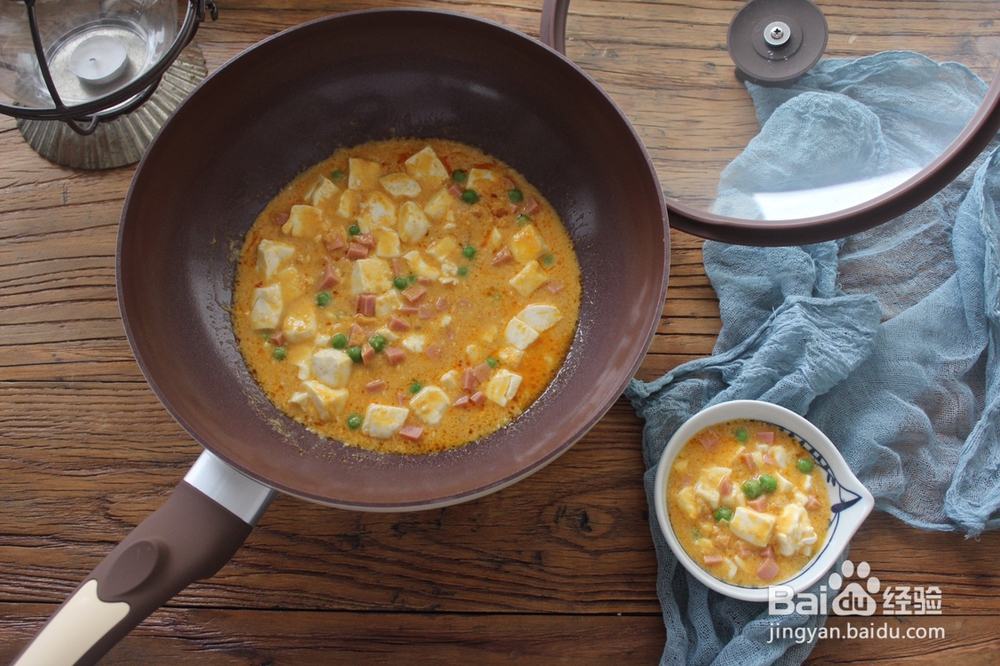 蟹黄豆腐的做法