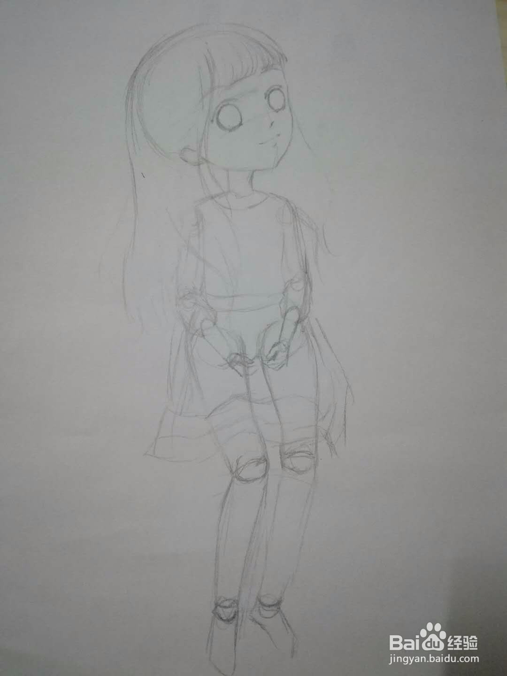 《椅子上的少女》